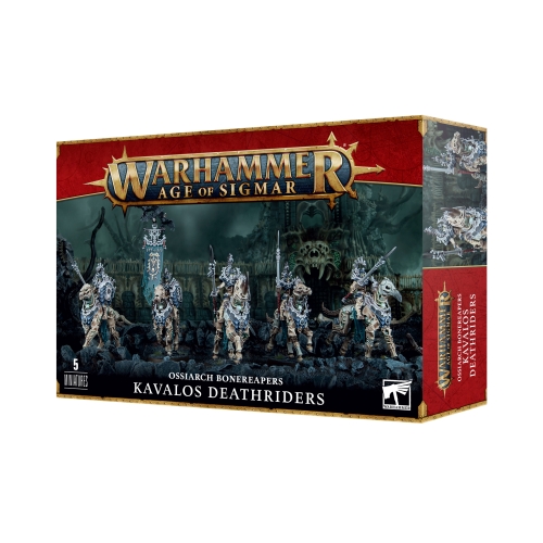 Cheap Miniatures Ossiarch Bonereapers Kavalos Deathriders from Games Workshop